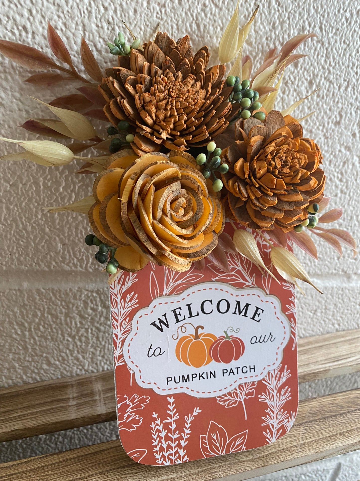 Standing Tabletop Mason Jar Sign