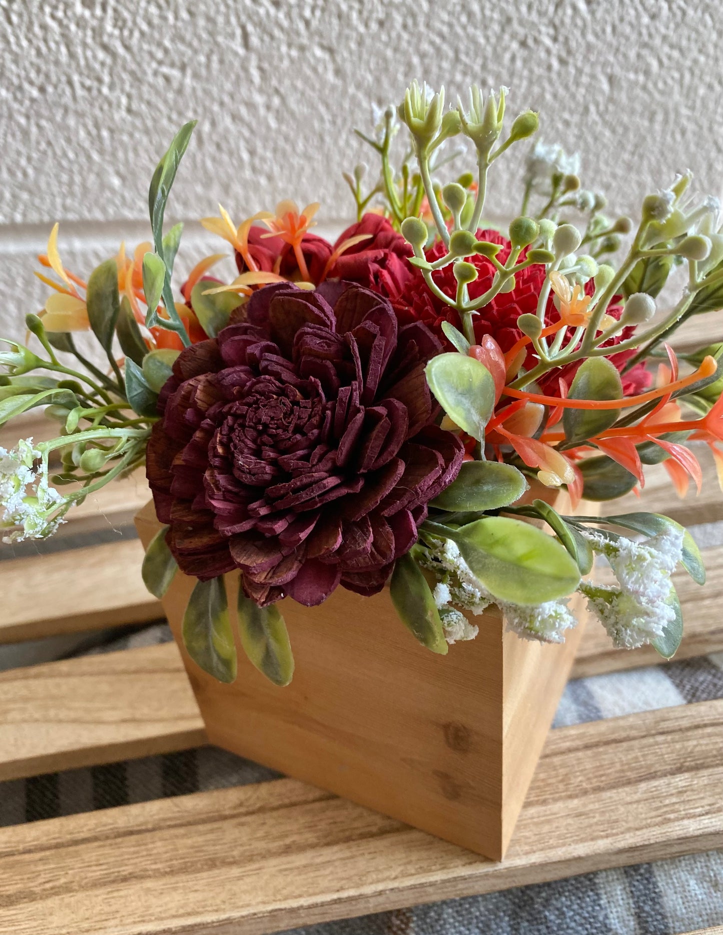 Small Wooden Box Arrangement