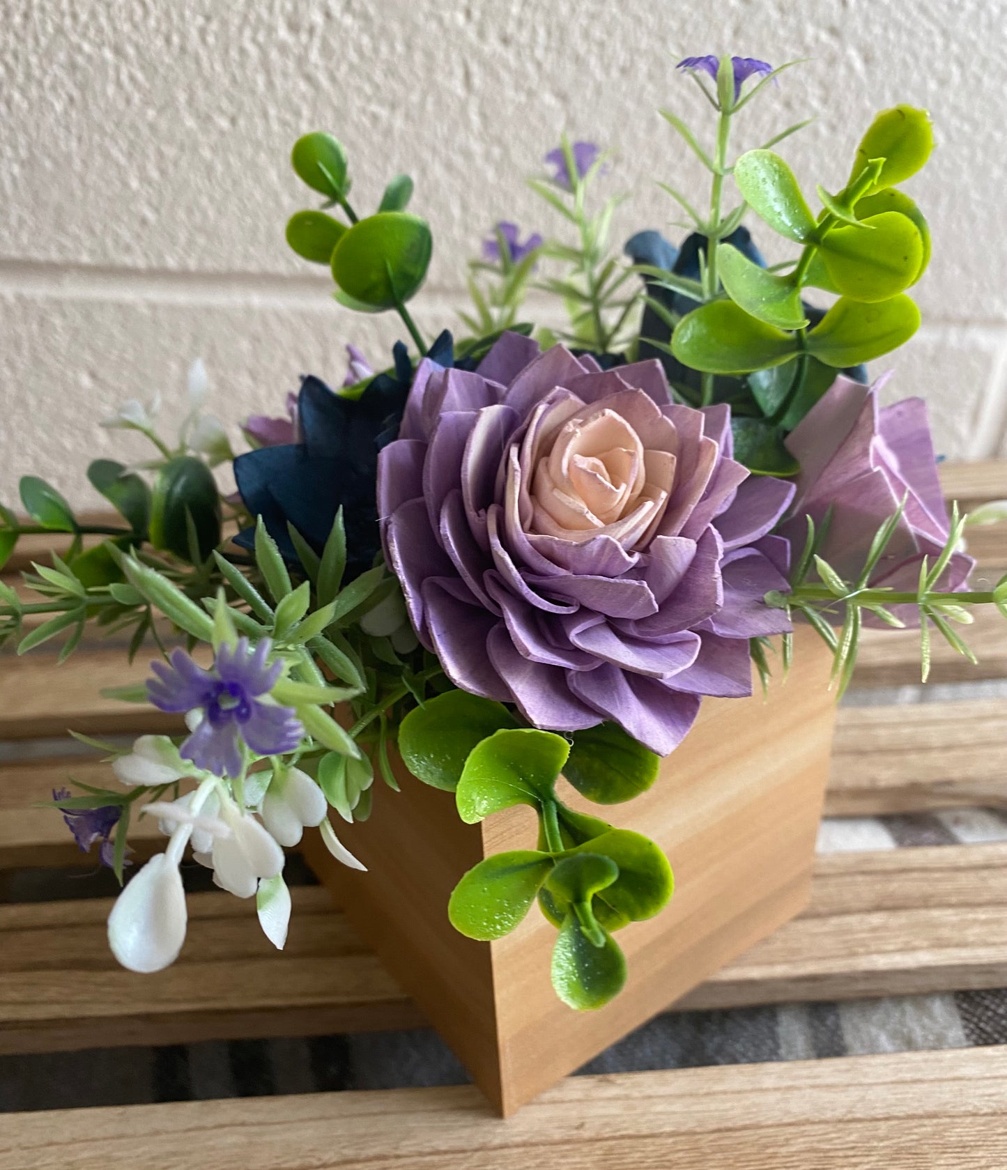 Small Wooden Box Arrangement