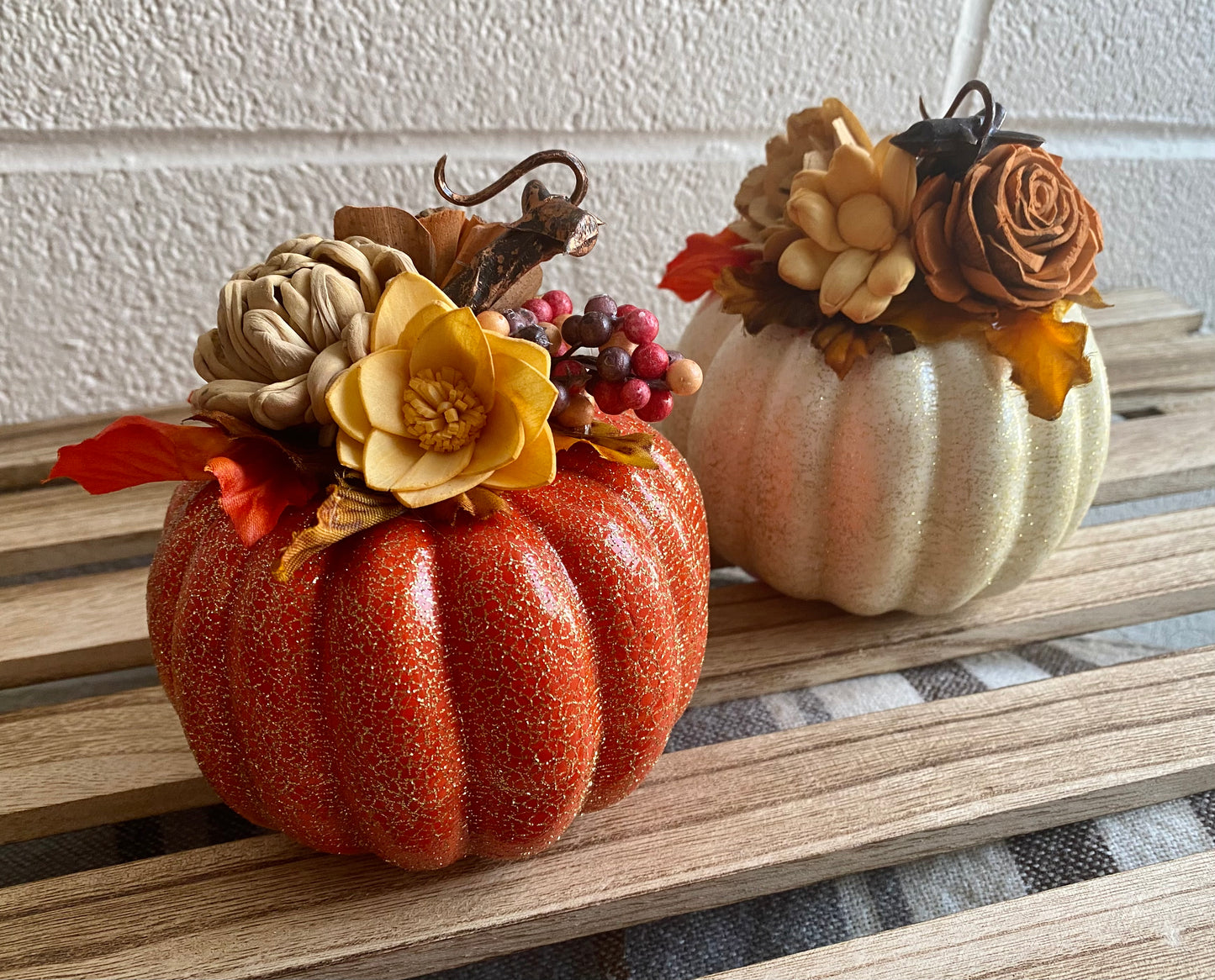 Small Glitter Pumpkin