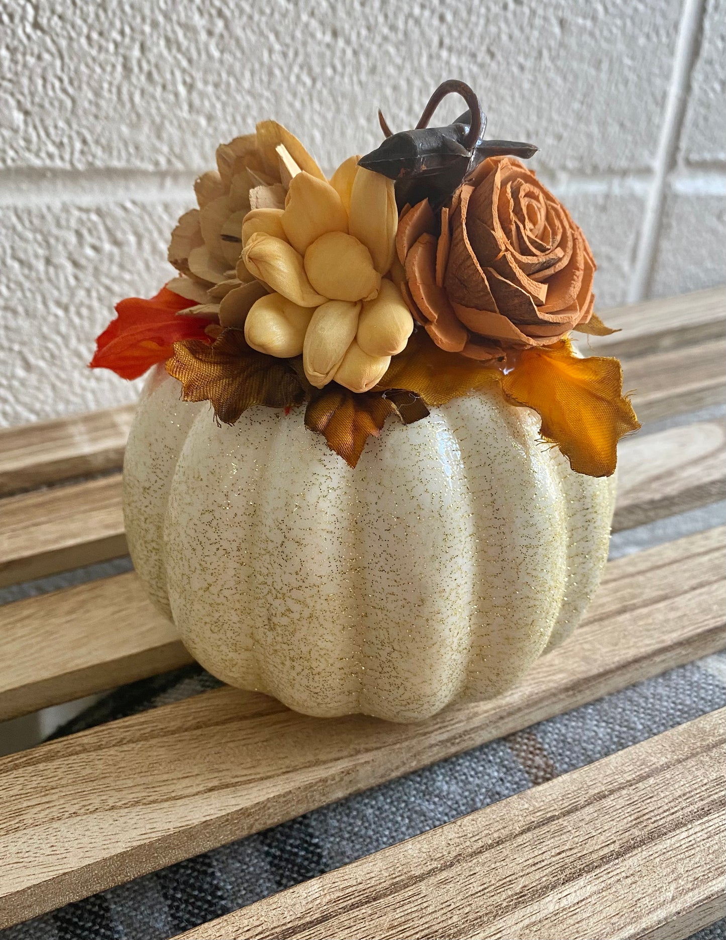 Small Glitter Pumpkin